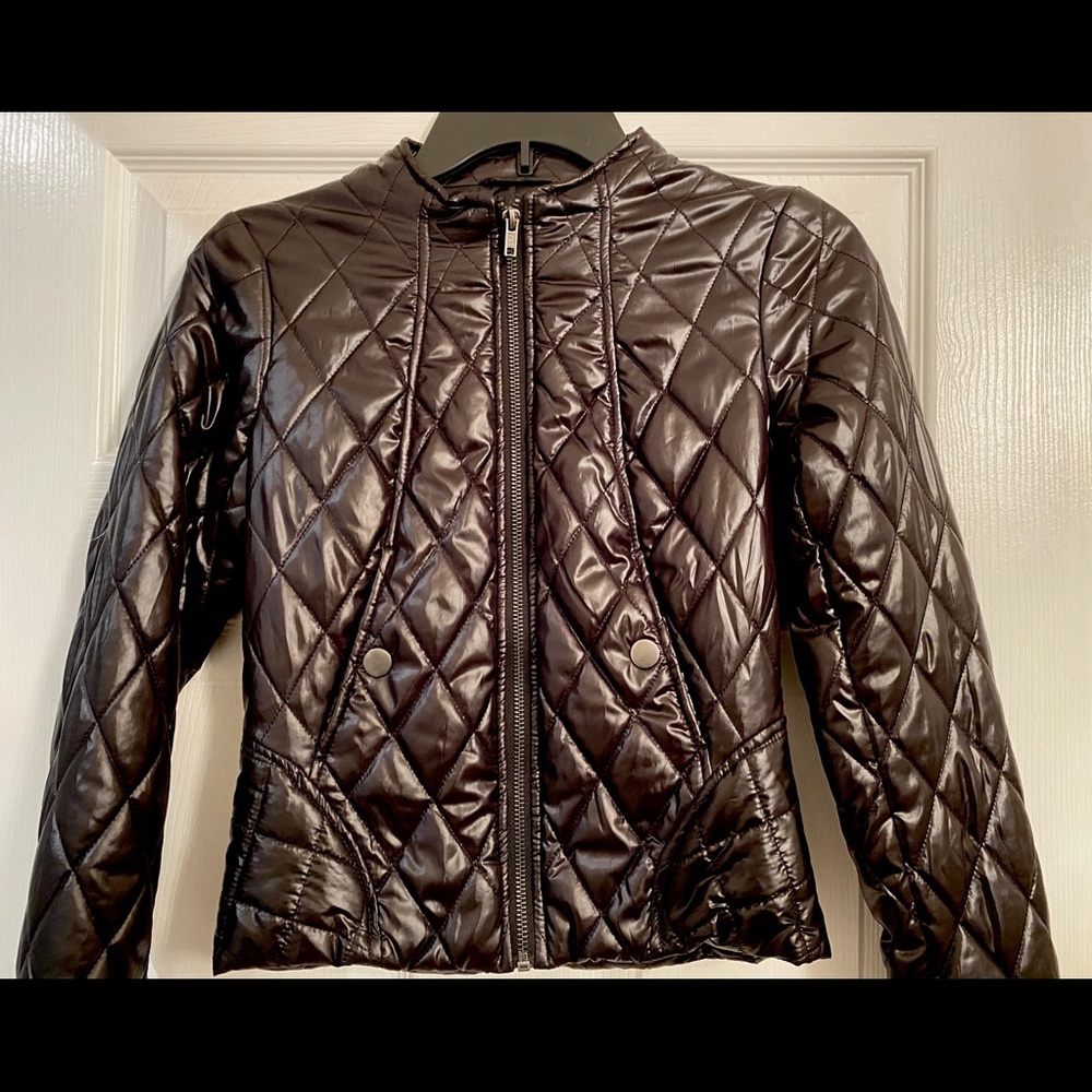 H&M diamond quilted short coat - Size 2/XS